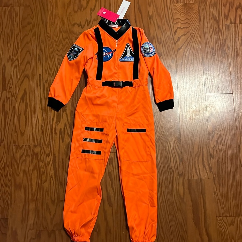 Kids orange space suit